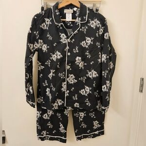 Pottery Barn Teen Emily & Meritt Autumn Floral Loose Fit Pajama Size Small